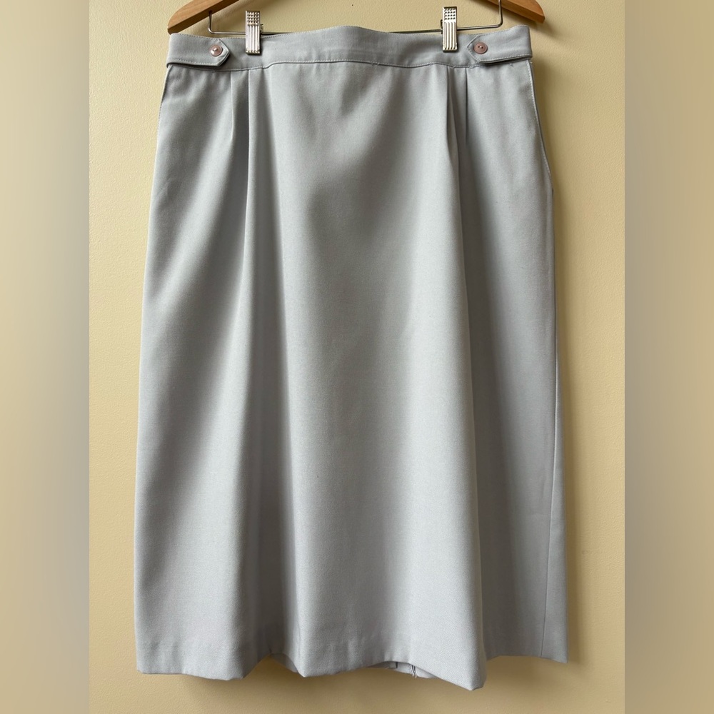 Chic Women's Gray Pencil Skirt